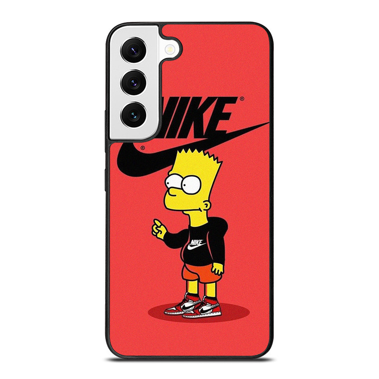 BART SIMPSONS NIKE RED Samsung Galaxy S22 Case Cover BART SIMPSONS NIKE RED Samsung Galaxy S22 Case Cover