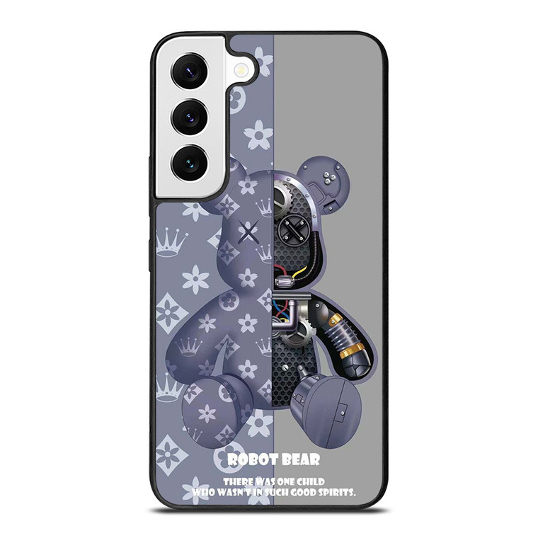 BEAR BRICK KAWS ROBOT GREY Samsung Galaxy S22 Case Cover