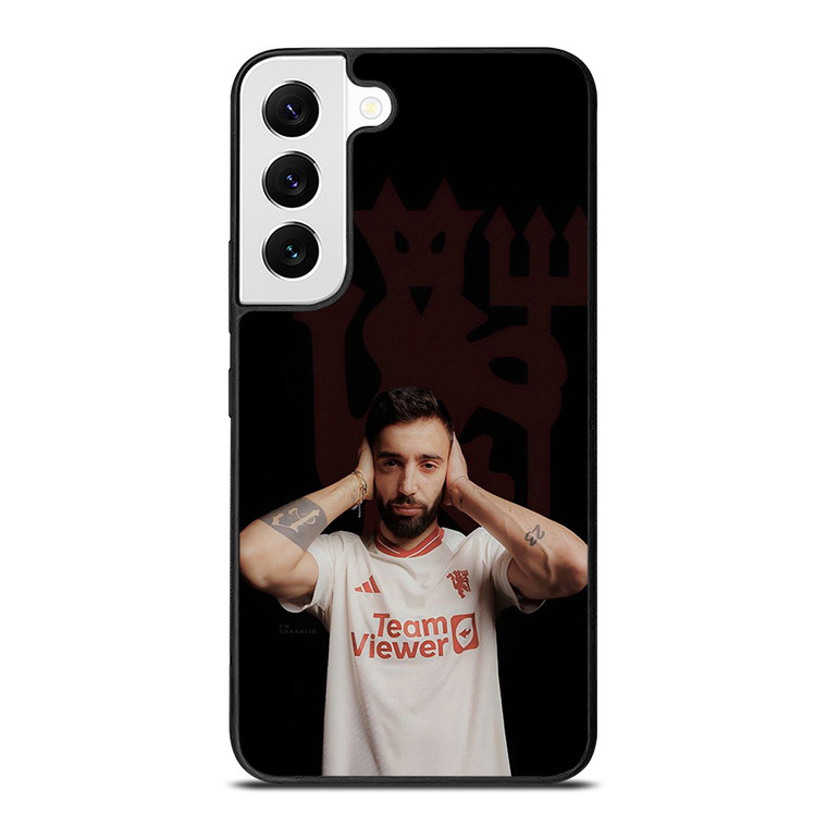 BRUNO FERNANDES MANCHESTER UNITED RED DEVILS Samsung Galaxy S22 Case Cover