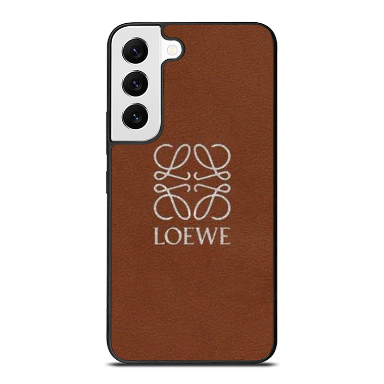 LOEWE LEATHER BROWN Samsung Galaxy S22 Case Cover