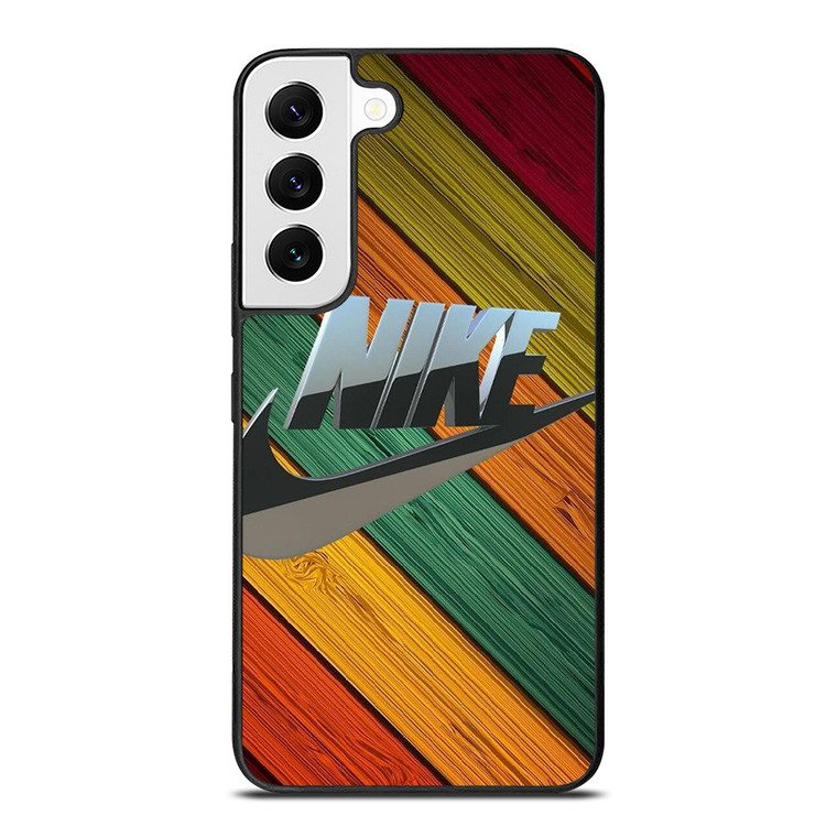 NIKE 3D WOOD LOGO Samsung Galaxy S22 Case Cover NIKE 3D WOOD LOGO Samsung Galaxy S22 Case Cover