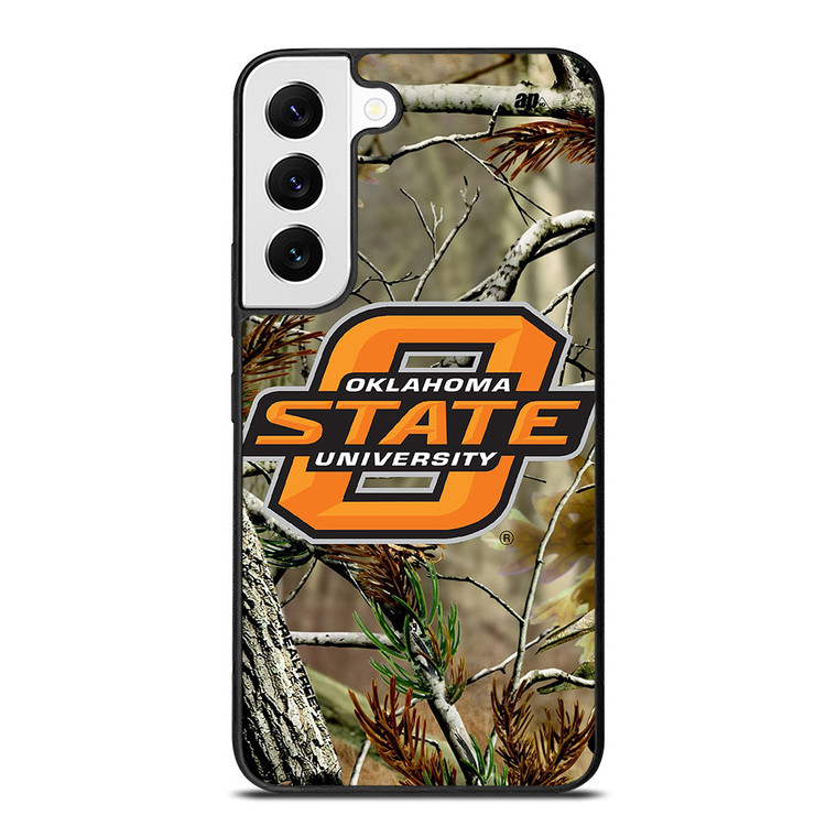 OKLAHOMA STATE UNIVERSITY CAMO LOGO Samsung Galaxy S22 Case Cover