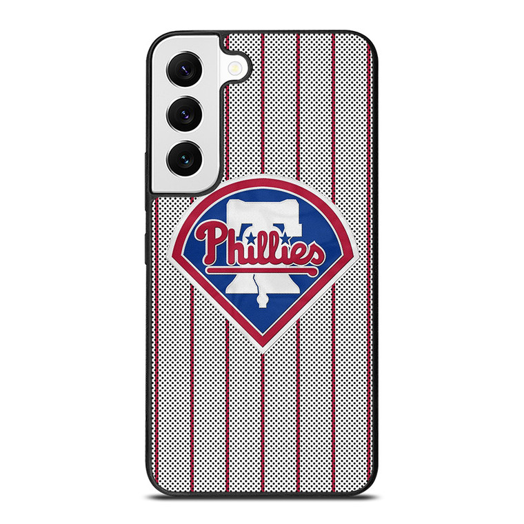 PHILADELPHIA PHILLIES CARBON LOGO Samsung Galaxy S22 Case Cover PHILADELPHIA PHILLIES CARBON LOGO Samsung Galaxy S22 Case Cover