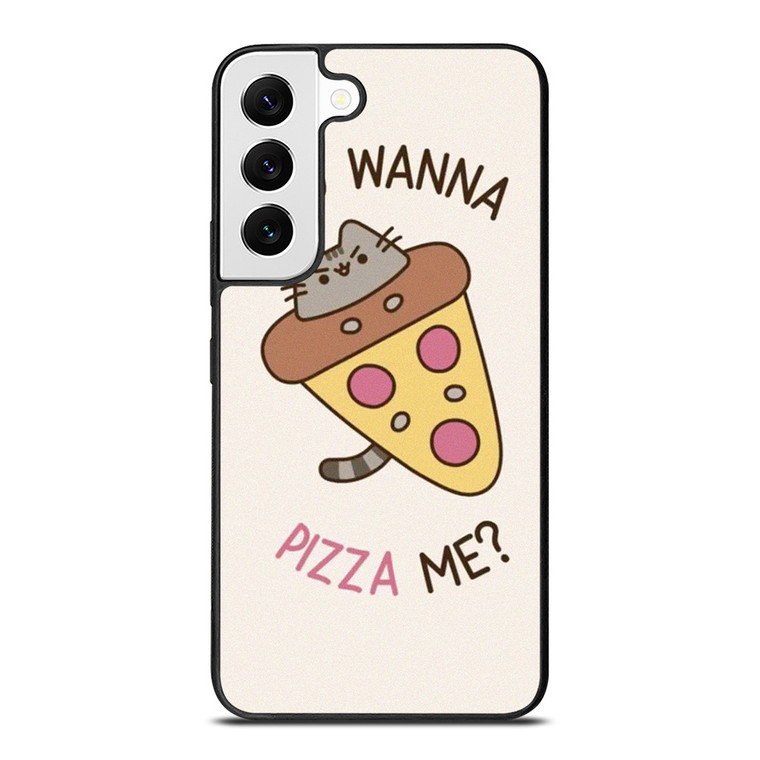 PUSHEEN THE CAT PIZZA Samsung Galaxy S22 Case Cover