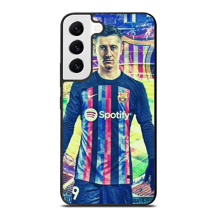 ROBERT LEWANDOWSKI FC BARCELONA Samsung Galaxy S22 Case Cover