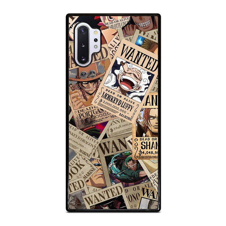 ONE PIECE POSTER WANTED COLLAGE  Samsung Galaxy Note 10 Plus Case Cover