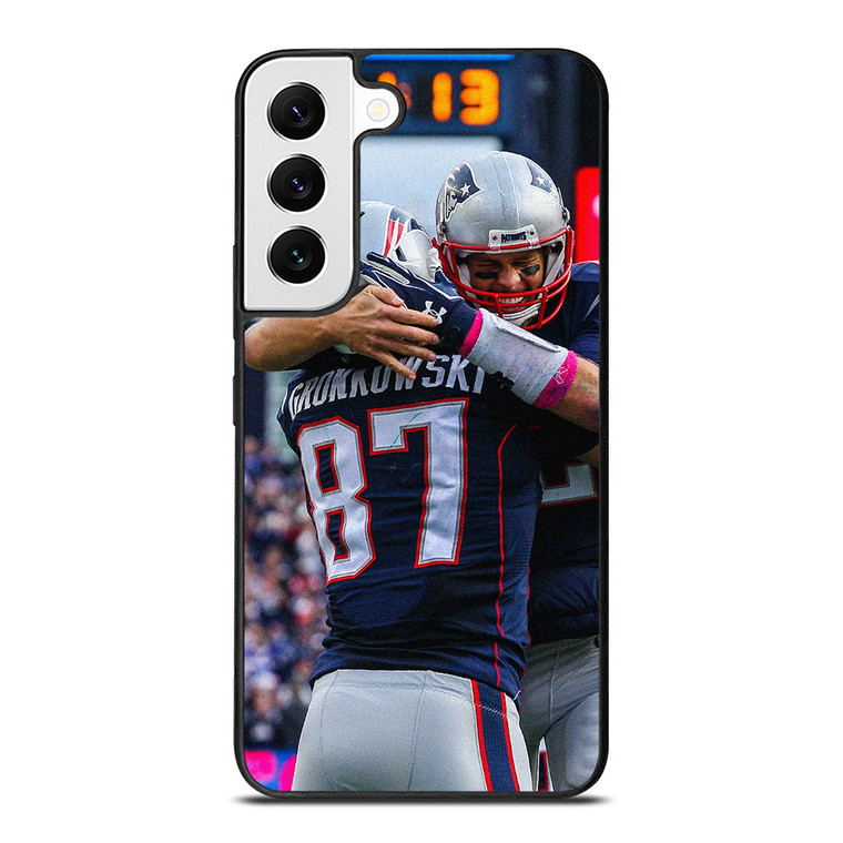 TOM BRADY X ROB GRONKOWSKI NEW ENGLAND PATRIOT Samsung Galaxy S22 Case Cover