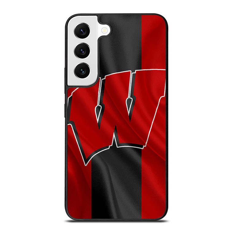 WISCONSIN BADGERS FLAG Samsung Galaxy S22 Case Cover