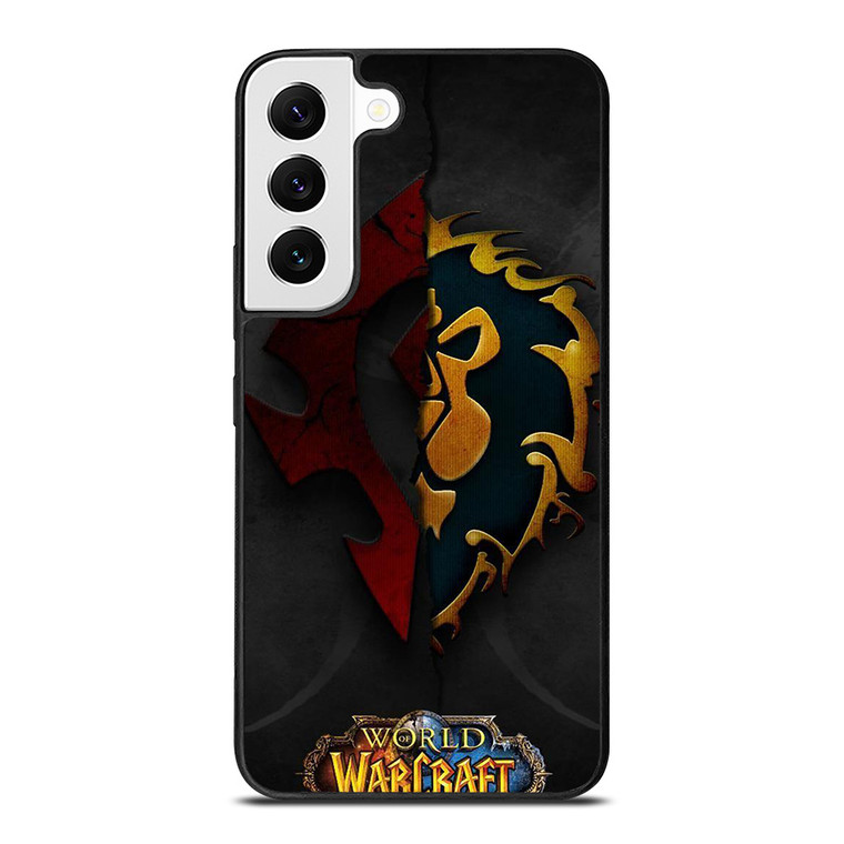 WORLD OF WARCRAFT HORDE ALLIANCE LOGO Samsung Galaxy S22 Case Cover