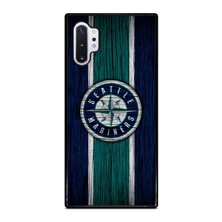 SEATTLE MARINERS WOODEN STRIPE LOGO  Samsung Galaxy Note 10 Plus Case Cover