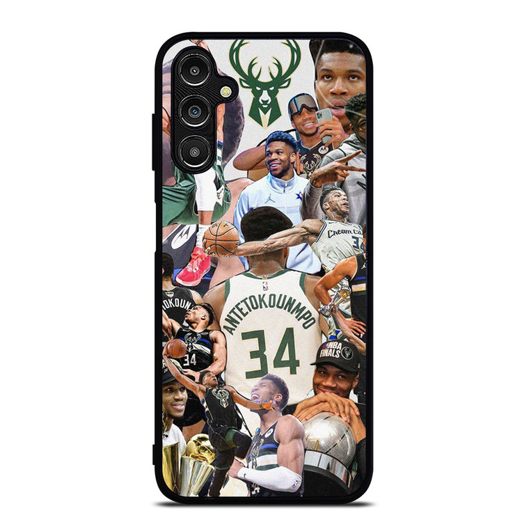 GIANNIS ANTETOKOUNMPO MILWAUKEE BUCKS COLLAGE Samsung Galaxy A14 Case Cover