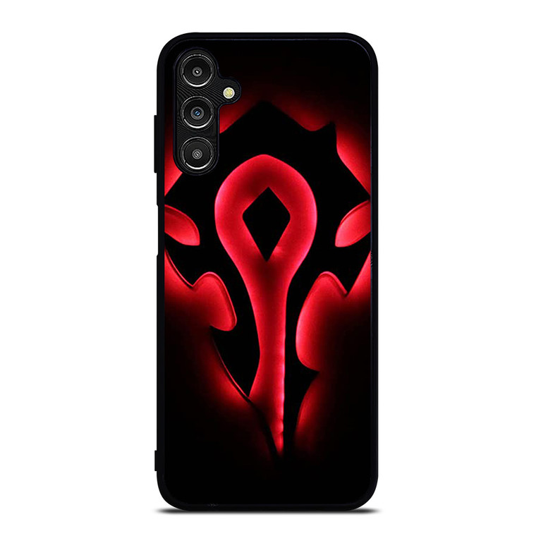 HORDE WORLD OF WARCRAFT BLACK LOGO Samsung Galaxy A14 Case Cover
