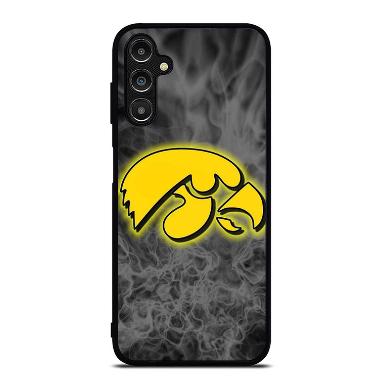 IOWA HAWKEYES SMOKE EMBLEM Samsung Galaxy A14 Case Cover