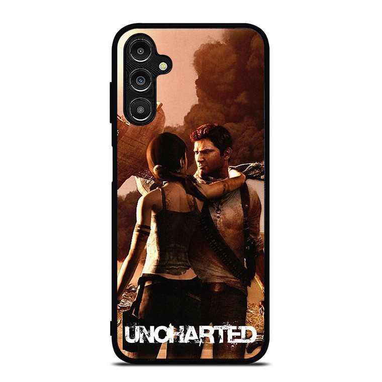 NATHAN DRAKE LARA CROFT UNCHARTED Samsung Galaxy A14 Case Cover