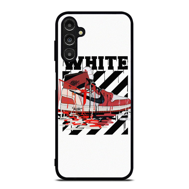 NIKE AIR JORDAN OFF WHITE MELTED Samsung Galaxy A14 Case Cover NIKE AIR JORDAN OFF WHITE MELTED Samsung Galaxy A14 Case Cover
