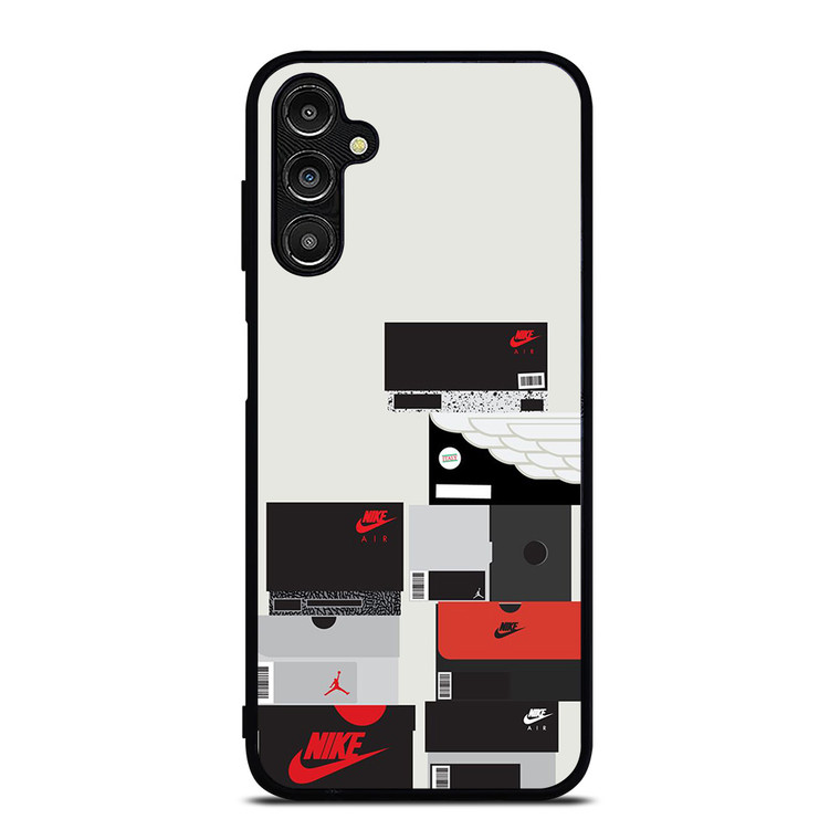 NIKE SNEAKERS BOXES COLLECTION Samsung Galaxy A14 Case Cover NIKE SNEAKERS BOXES COLLECTION Samsung Galaxy A14 Case Cover