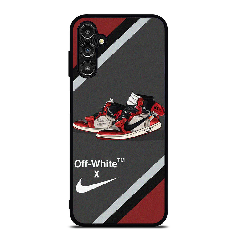 NIKE SWOOSH AIR JORDAN HIGH OFF WHITE Samsung Galaxy A14 Case Cover NIKE SWOOSH AIR JORDAN HIGH OFF WHITE Samsung Galaxy A14 Case Cover