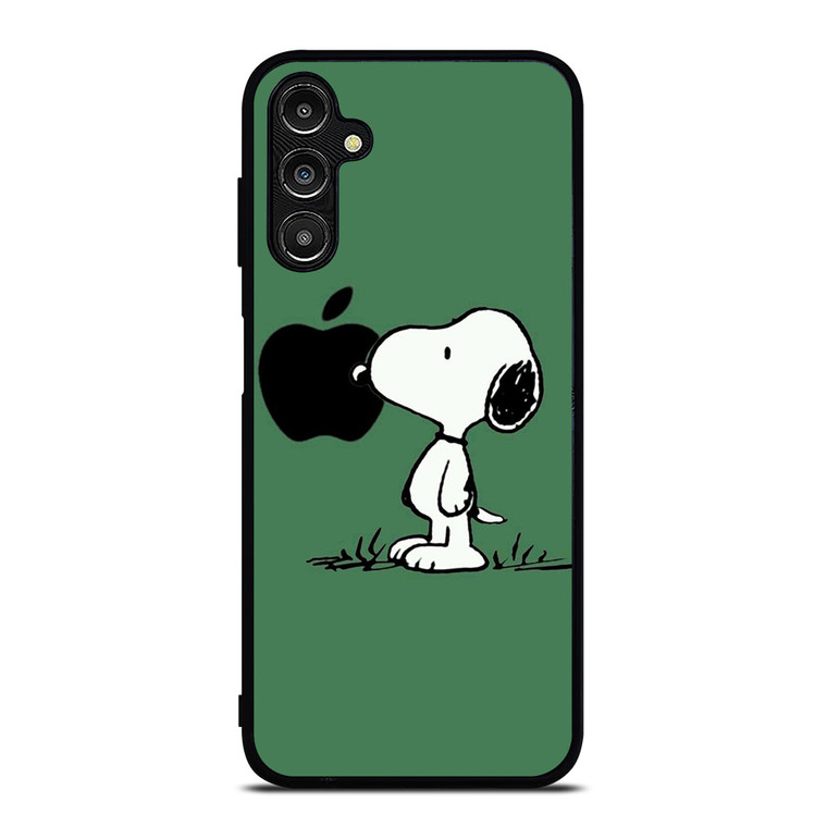 PEANUTS SNOOPY DOG APPLE LOGO Samsung Galaxy A14 Case Cover