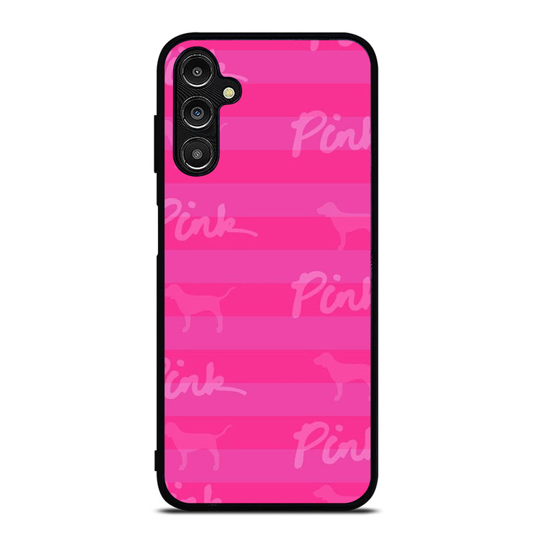 PINK NATION LUXE DOG STRIPE Samsung Galaxy A14 Case Cover