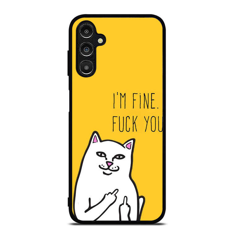 RIPNDIP CAT FUCK YOU Samsung Galaxy A14 Case Cover RIPNDIP CAT FUCK YOU Samsung Galaxy A14 Case Cover