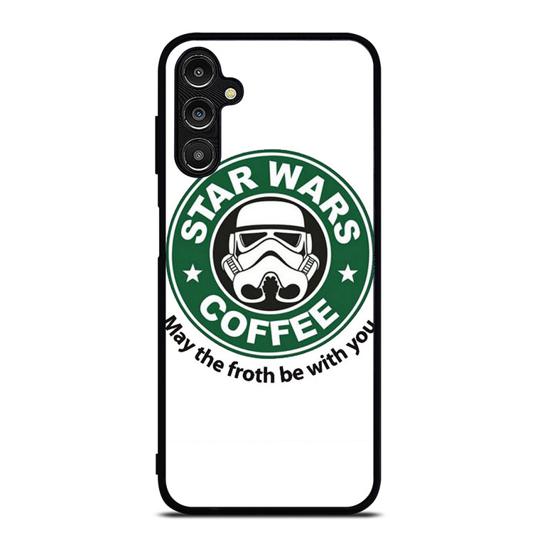 STARBUCKS COFFEE STAR WARS MAY THE FROTH BE WITH YOU Samsung Galaxy A14 Case Cover STARBUCKS COFFEE STAR WARS MAY THE FROTH BE WITH YOU Samsung Galaxy A14 Case Cover