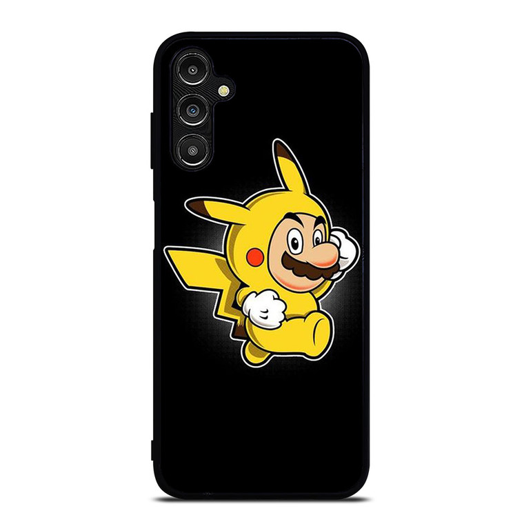 SUPER MARIO BROS X PIKACHU POKEMON Samsung Galaxy A14 Case Cover