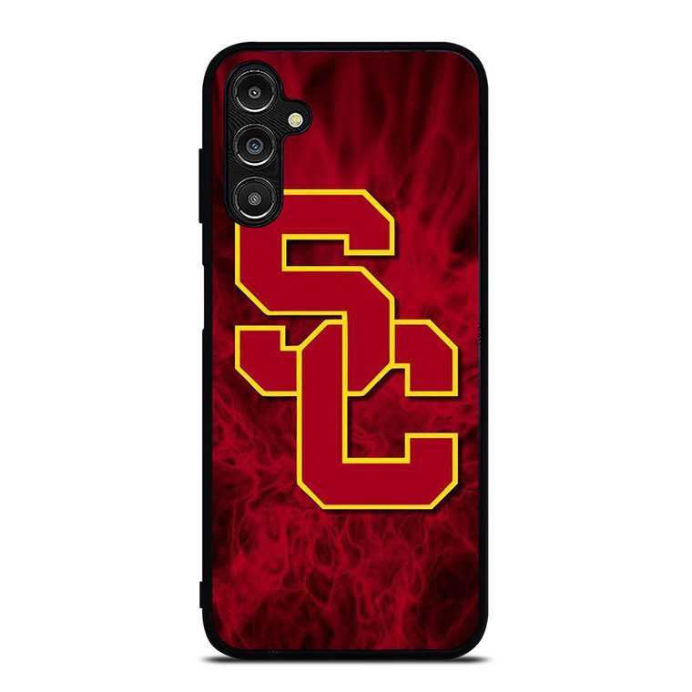 USC TROJANS RED SMOKED LOGO Samsung Galaxy A14 Case Cover