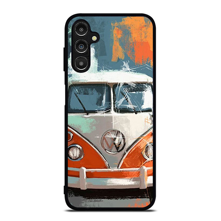 VW VOLKSWAGEN COMBI PAINTED Samsung Galaxy A14 Case Cover