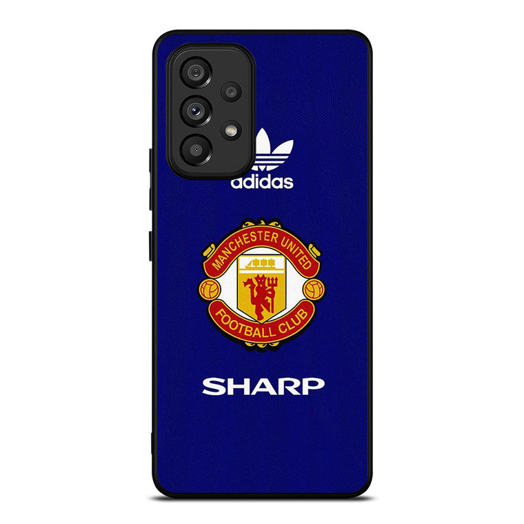 ADIDAS MANCHESTER UNITED SHARP RETRO LOGO Samsung Galaxy A53 Case Cover