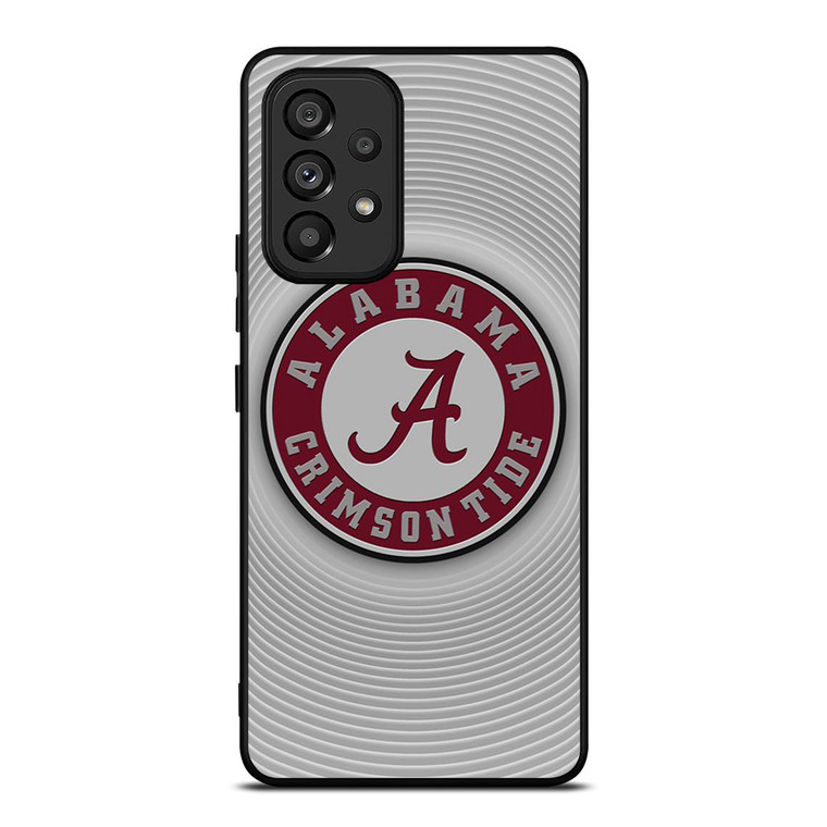 ALABAMA CRIMSON TIDE CIRCLE TEXTURE Samsung Galaxy A53 Case Cover