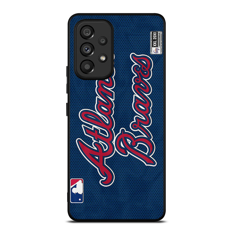 ATLANTA BRAVES BASEBALL KIT EMBLEM Samsung Galaxy A53 Case Cover