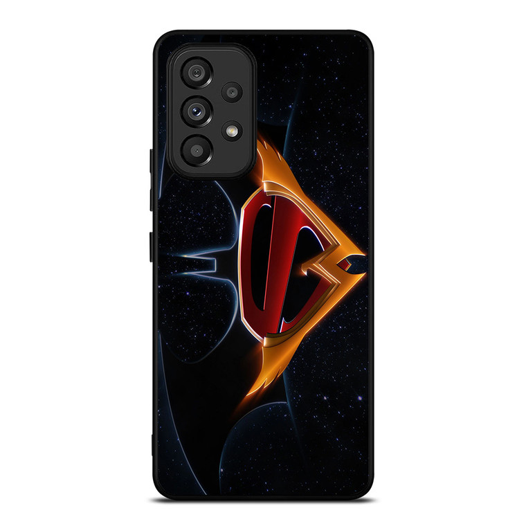 BATMAN SUPERMAN WONDER WOMAN SUPERHERO LOGO Samsung Galaxy A53 Case Cover