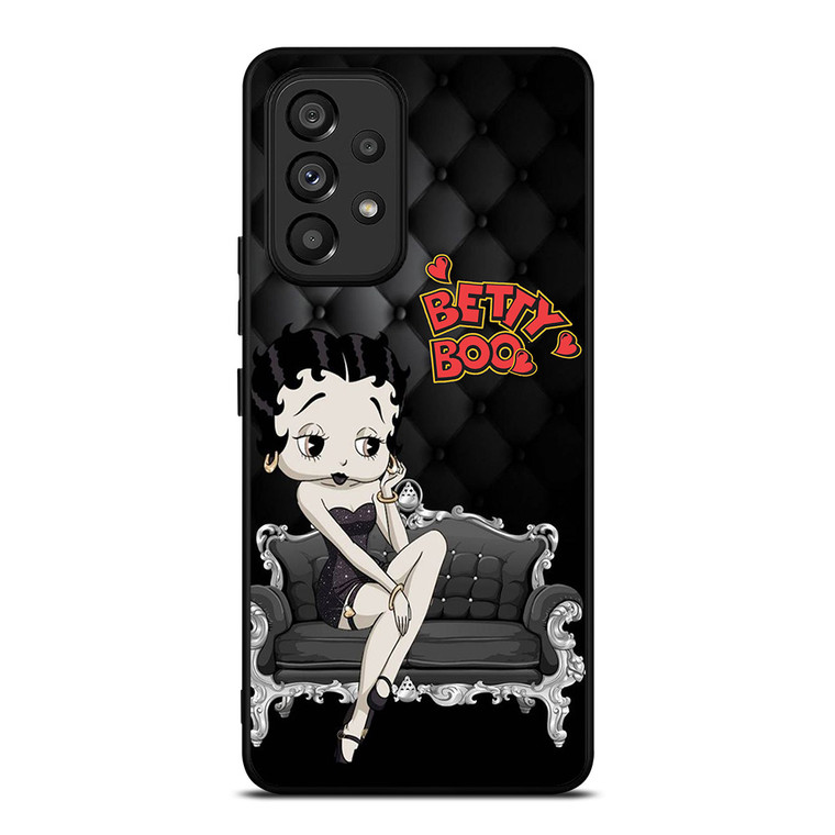 BETTY BOOP QUEEN BLACK Samsung Galaxy A53 Case Cover