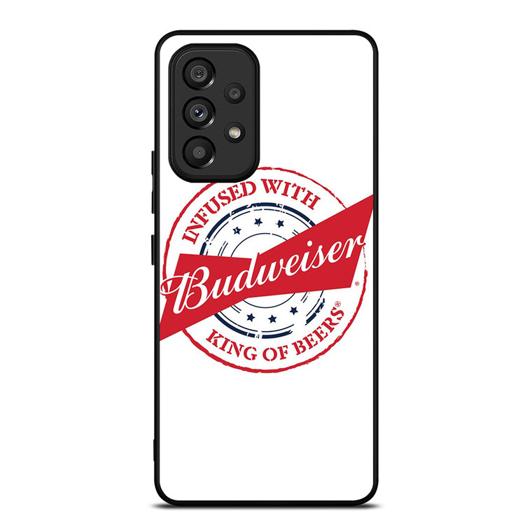 BUDWEISER KING OF BEERS BADGE Samsung Galaxy A53 Case Cover