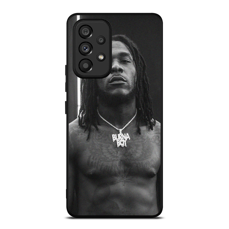 BURNA BOY RAPPER BLACK WHITE Samsung Galaxy A53 Case Cover