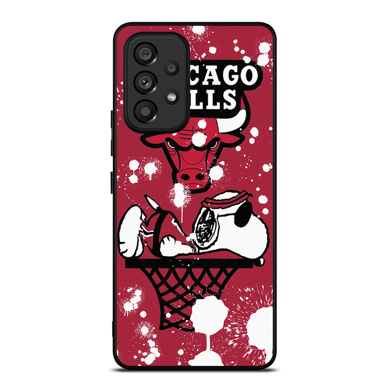 CHICAGO BULLS SNOOPY CARTOON Samsung Galaxy A53 Case Cover