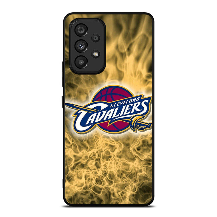 CLEVELAND CAVALIERS BASKETBALL NBA SMOKE Samsung Galaxy A53 Case Cover