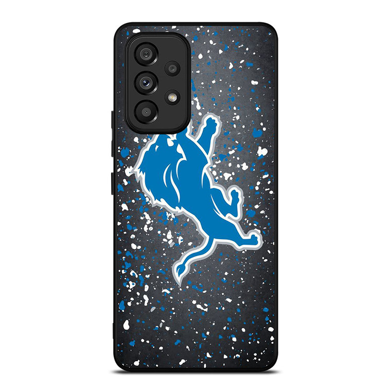 DETROIT LIONS FOOTBALL NFL SPLASHED LOGO Samsung Galaxy A53 Case Cover