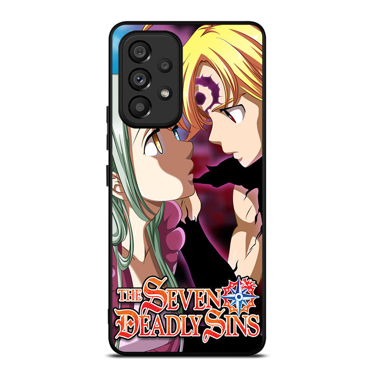 ELIZABETH LIONES AND MELIODAS SEVEN DEADLY SINS ANIME Samsung Galaxy A53 Case Cover