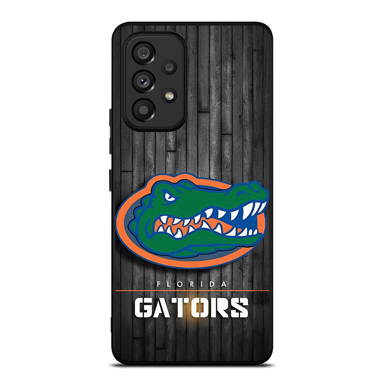 FLORIDA GATORS TEAM WOOD LOGO Samsung Galaxy A53 Case Cover