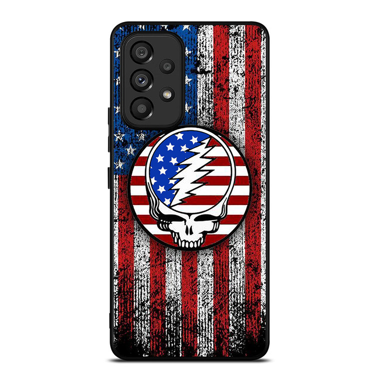 GRATEFUL DEAD USA FLAG Samsung Galaxy A53 Case Cover