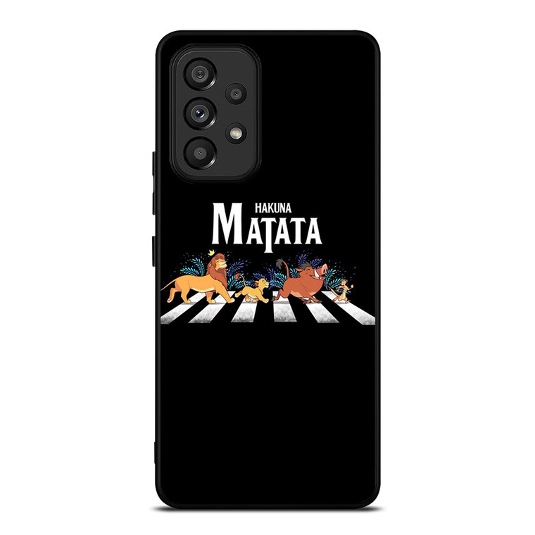 HAKUNA MATATA LION KING ABBEY ROAD Samsung Galaxy A53 Case Cover