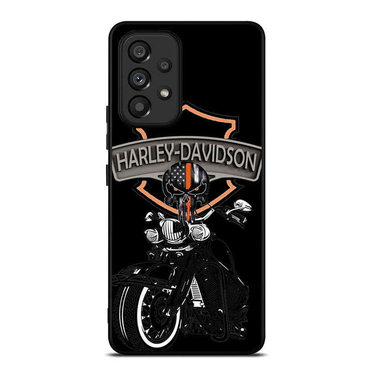 HARLEY DAVIDSON MOTOR SKULL BADGE Samsung Galaxy A53 Case Cover HARLEY DAVIDSON MOTOR SKULL BADGE Samsung Galaxy A53 Case Cover