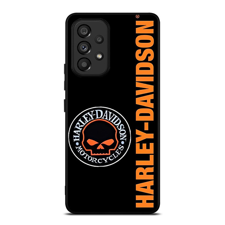 HARLEY DAVIDSON SKULL BADGE Samsung Galaxy A53 Case Cover HARLEY DAVIDSON SKULL BADGE Samsung Galaxy A53 Case Cover