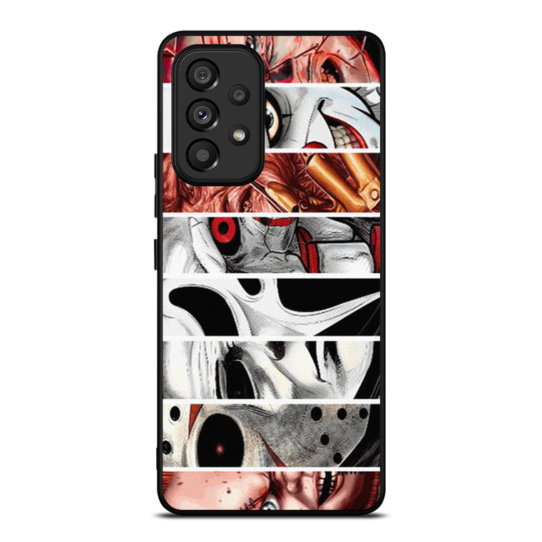 HORROR MOVIES CHARACTERS COLLAGE Samsung Galaxy A53 Case Cover