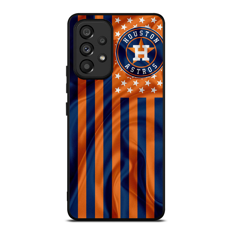 HOUSTON ASTROS MLB USA FLAG Samsung Galaxy A53 Case Cover