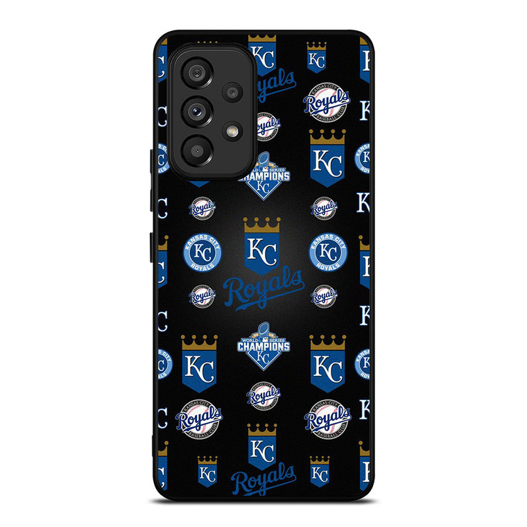 KANSAS CITY ROYALS LOGO PATTERN Samsung Galaxy A53 Case Cover