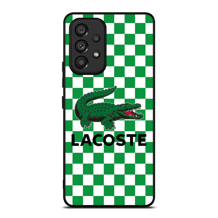 LACOSTE CHECKERBOARD LOGO Samsung Galaxy A53 Case Cover LACOSTE CHECKERBOARD LOGO Samsung Galaxy A53 Case Cover