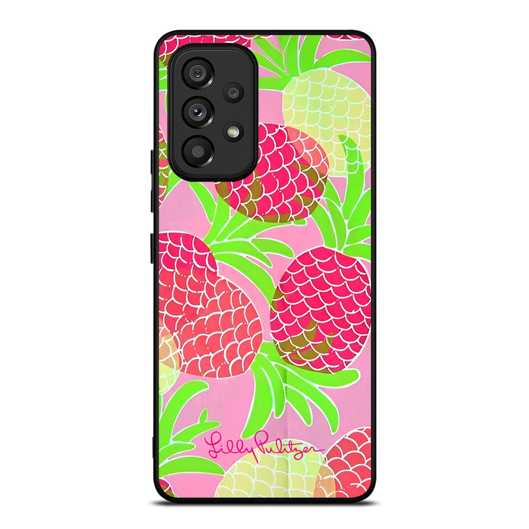 LILLY PULITZER PINK PINEAPPLE Samsung Galaxy A53 Case Cover LILLY PULITZER PINK PINEAPPLE Samsung Galaxy A53 Case Cover