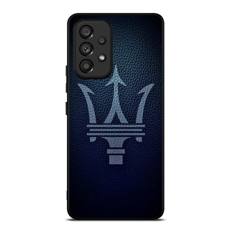 MASERATI LEATHER LOGO Samsung Galaxy A53 Case Cover